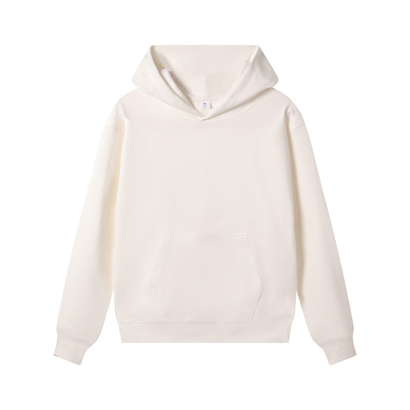 Autumn And Winter New Drop Shoulder Hooded Pullover Men