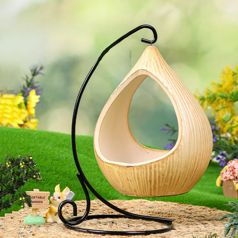 Hamster Hammock & Hideaway: Ceramic Swing, Cradle, and Toys for Fun & Relaxation