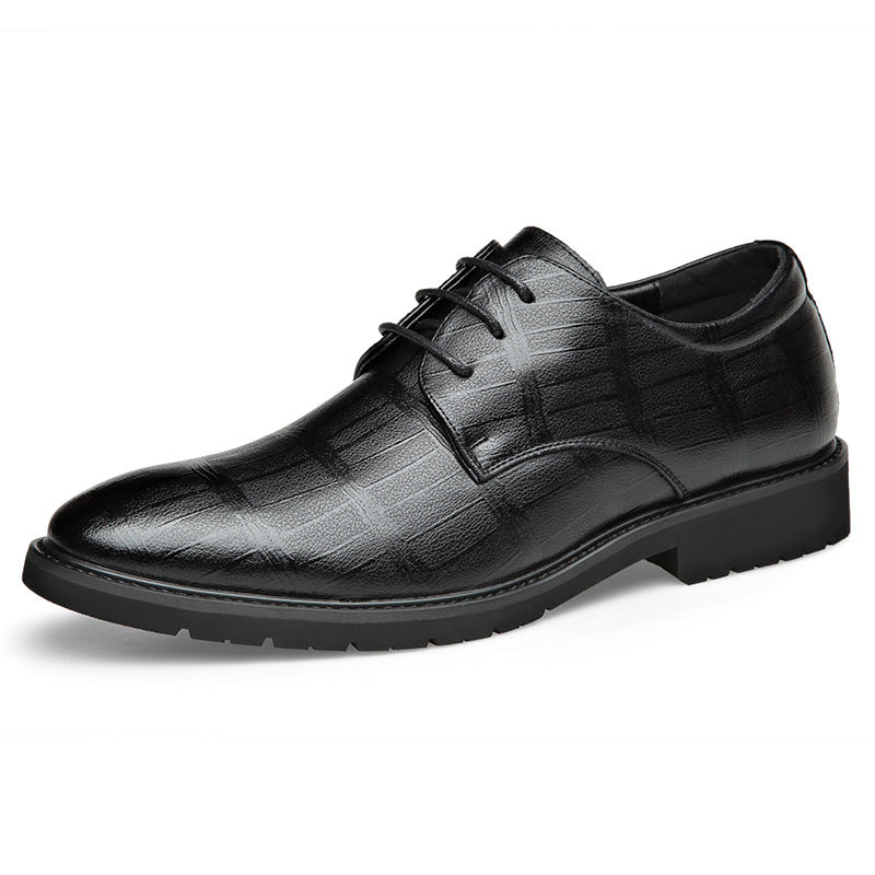 Genuine Leather Men's Formal Wear Plus Size Shoes