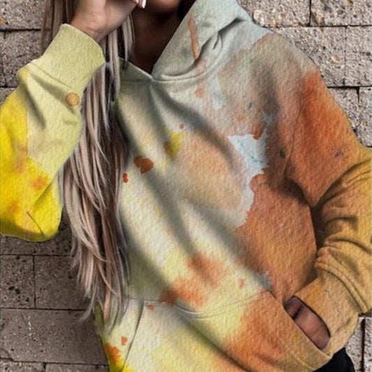 Women's Loose Thick Long-sleeved Hooded Sweater