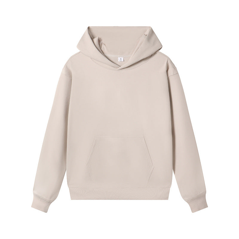 Autumn And Winter New Drop Shoulder Hooded Pullover Men