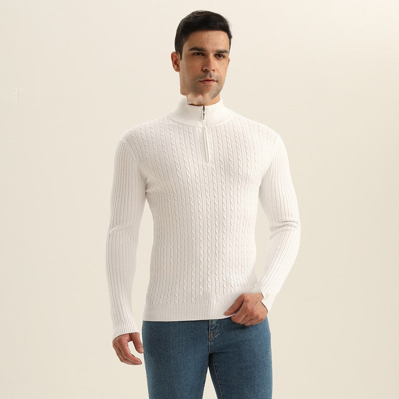 European And American Style Men's Clothing Knitwear Coat