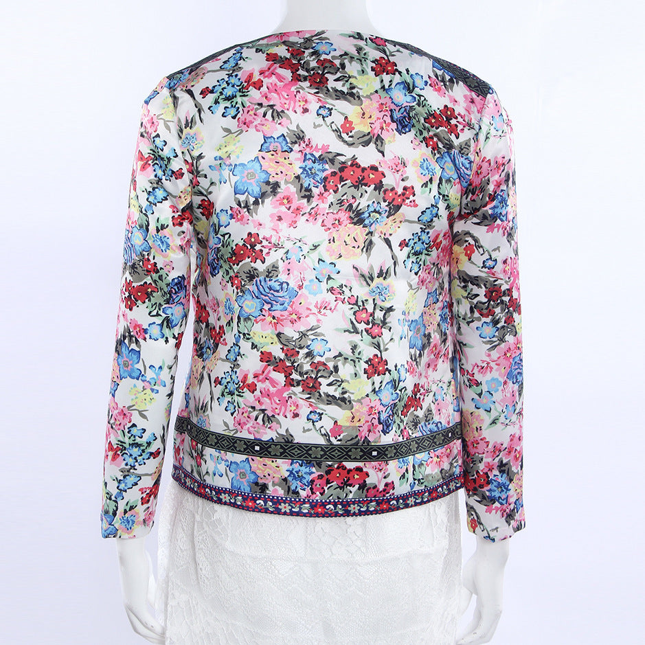 Lovely Boho Satin Women Jacket