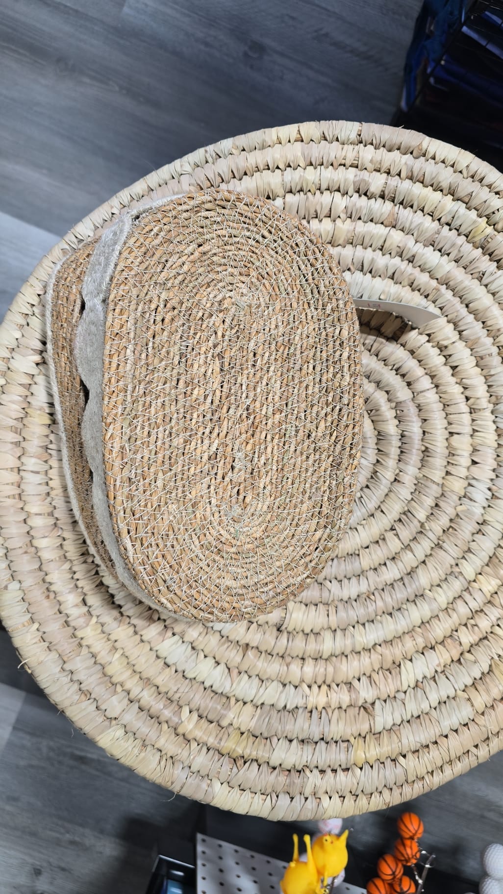 Oval Handcrafted Jute Basket – 10" x 7" x 4"