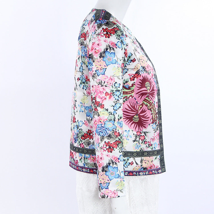 Lovely Boho Satin Women Jacket