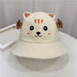 New Products Kitten And Frog Sun Hat Small Pot Hat Baby Hat