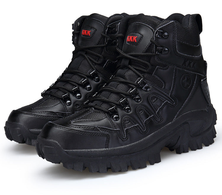 Non-Slip Combat Tactical Boots Male Breathable Outdoor Climbing Wear-Resisting Mens Shoes