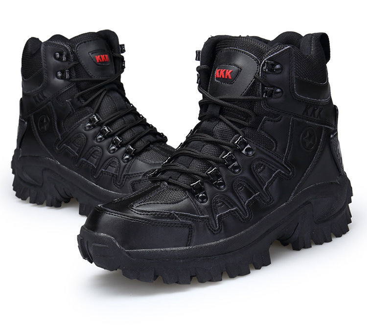 Non-Slip Combat Tactical Boots Male Breathable Outdoor Climbing Wear-Resisting Mens Shoes