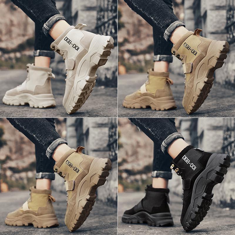 Couple High-top Shoes Male Martin Boots Tooling Boots Tide Shoes Cotton Shoes Boots