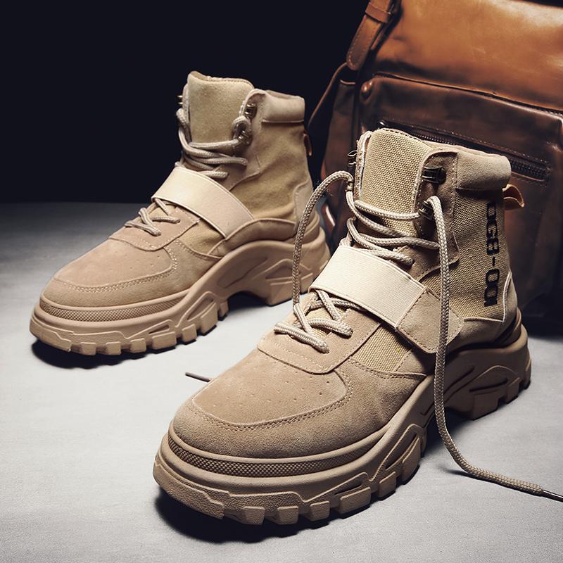 Couple High-top Shoes Male Martin Boots Tooling Boots Tide Shoes Cotton Shoes Boots