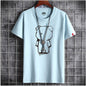 Mens Casual Bear Anime T Shirt