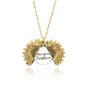 You Are My Sunshine Sunflower Necklace Women Men