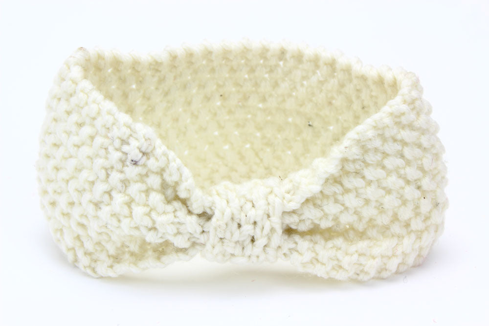 Boho knitted headband