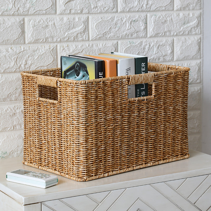 Storage Basket Home Finishing Rattan Basket