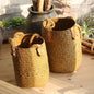 Hand woven basket flower basket basket rattan