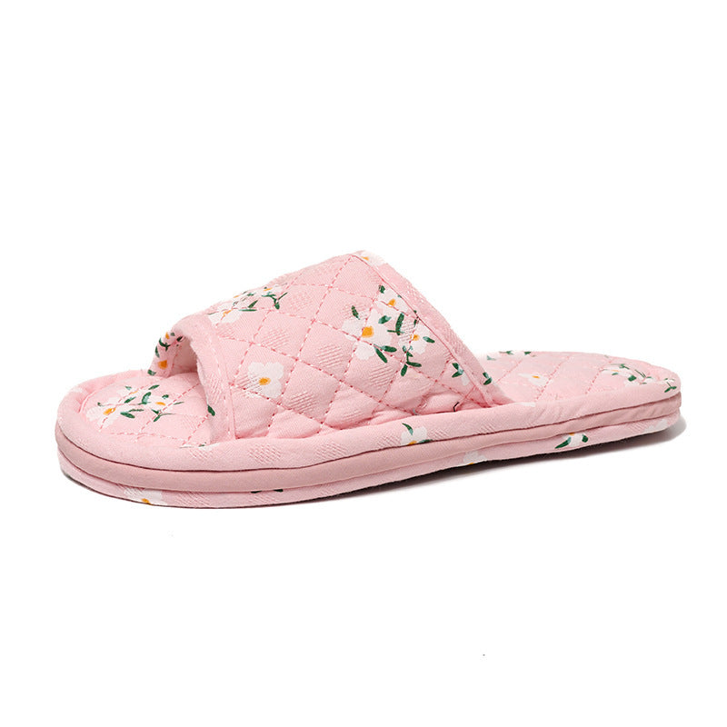 Fabric Slippers Korean Style Three-layer Thickened