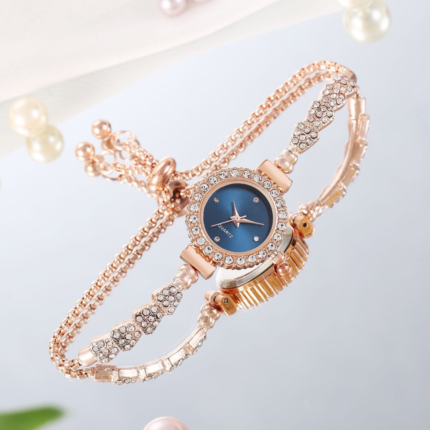 Adjustable Bracelet Watch Women's Quartz Watch Fashion Jewelry