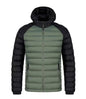 Men's Fleece-lined Thick Hooded Rib Cotton-padded Jacket