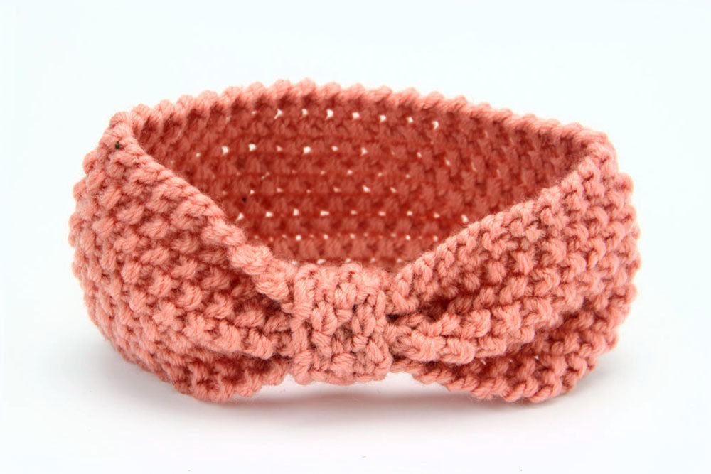 Boho knitted headband