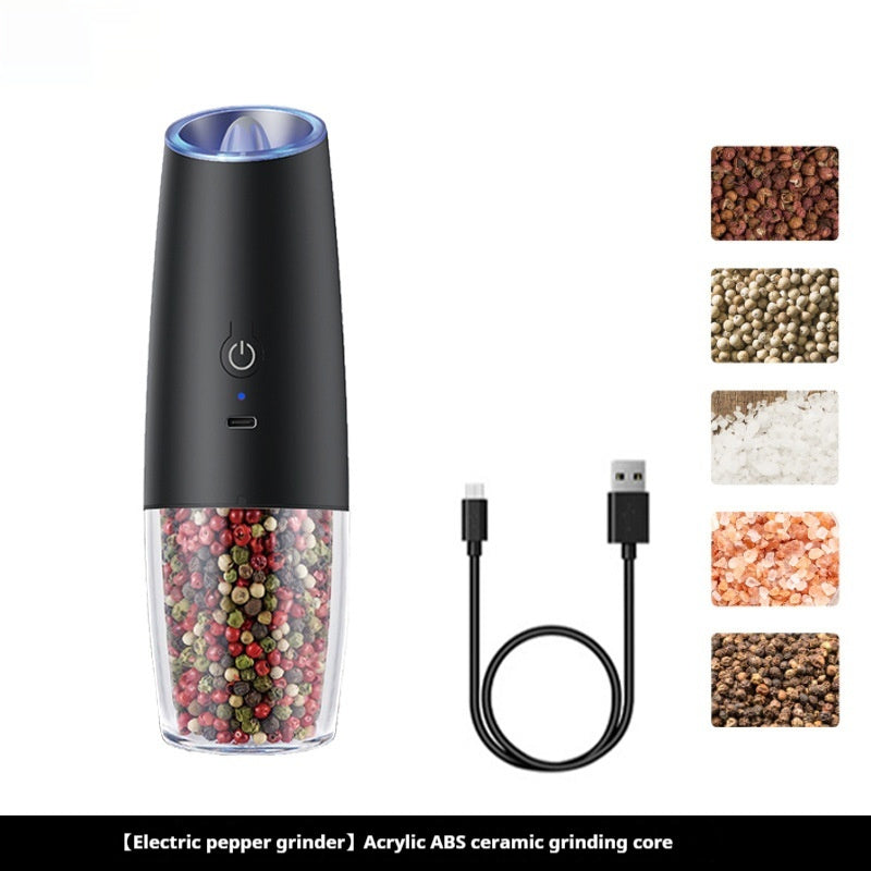 Gravity Sensing Electric Pepper Mill Household