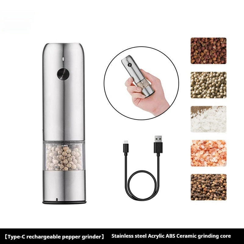 Gravity Sensing Electric Pepper Mill Household