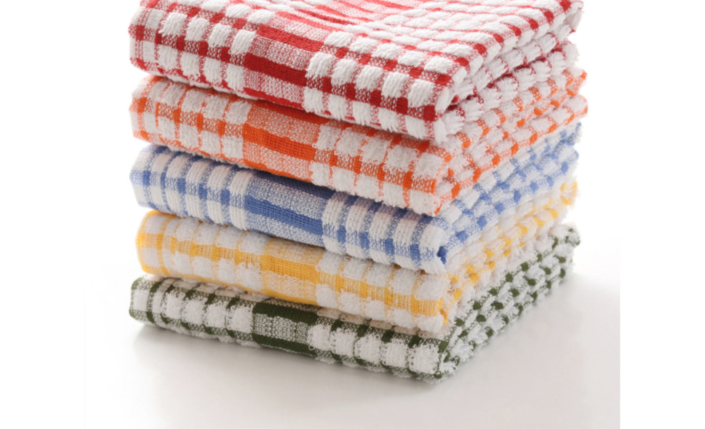 Cotton Plaid Kitchen Dish Towel