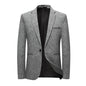 Korean-style Slim-fit Single Row One Button Small Business Suit Coat