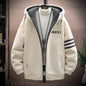 Fleece Coat Men's Winter Cotton Dress Lambswool Jacket