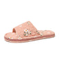 Fabric Slippers Korean Style Three-layer Thickened