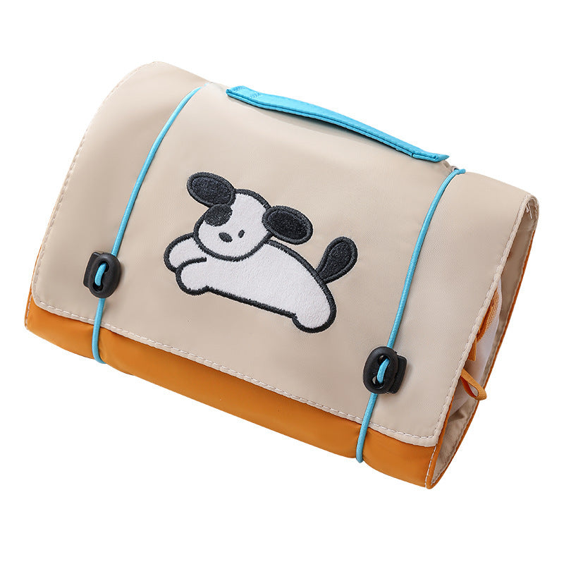 Cartoon Puppy Four-in-one Cosmetic Portable Large Capacity Travel Buggy Bag