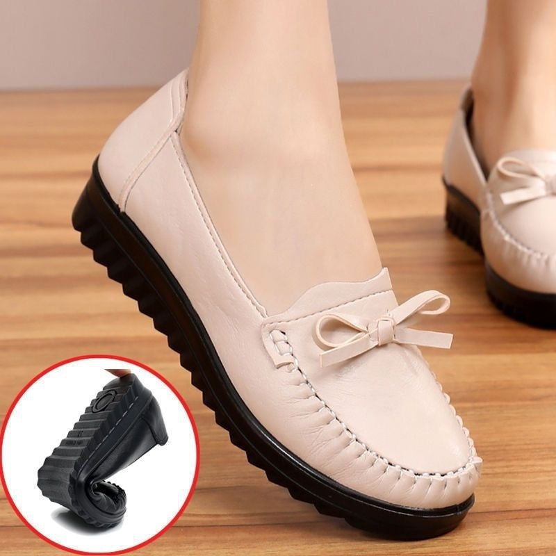 Breathable Non-slip Soft Bottom Vintage Leather Shoes