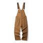 Outdoor Canvas Lumberjack Working Bib Top Pants Railway Stripe One-piece