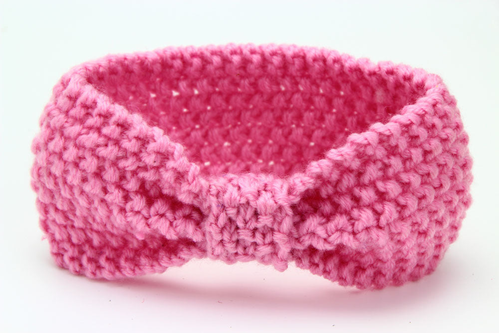 Boho knitted headband