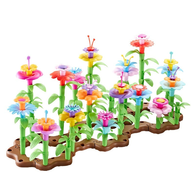 Children's Changeable Garden World Splicing Garden Building Block Set DIY Intelligence Toys