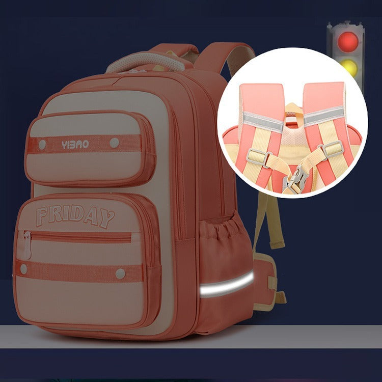 Boys And Girls Wear-resistant Spine Protection Backpack