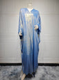 Muslim Fashion Bronzing Robe Abaya Outer Wear