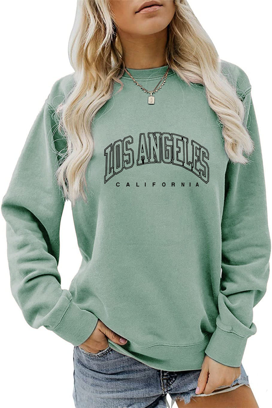 American Simple Letter Women's Long Sleeve