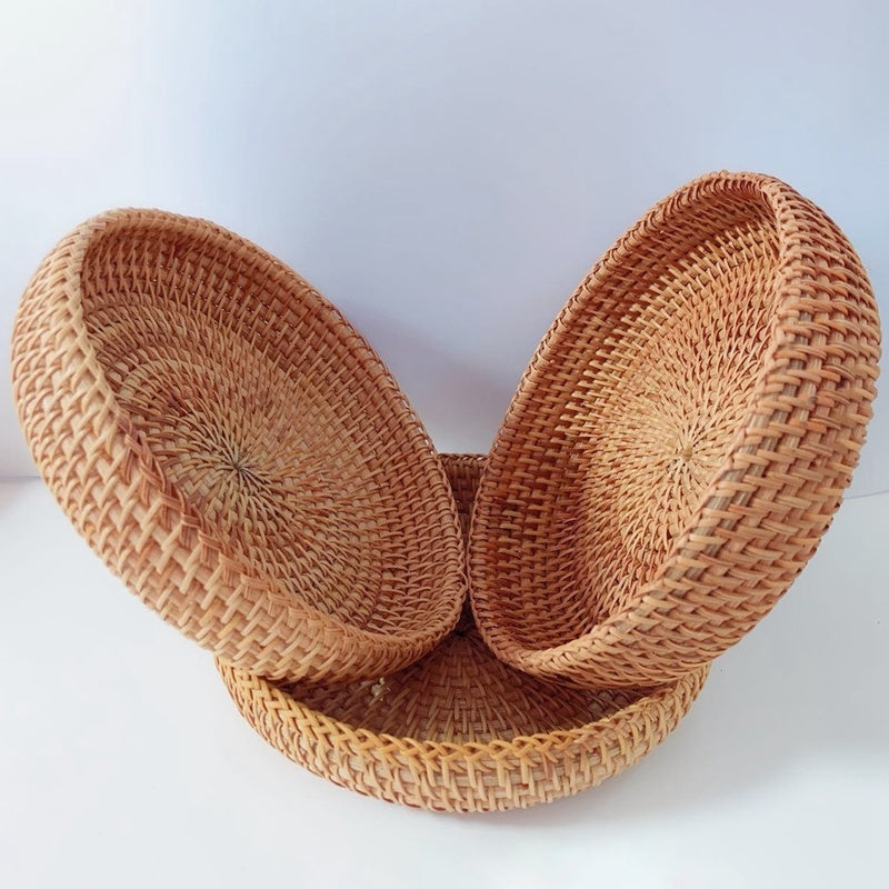 Vietnam rattan storage basket