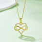 Moissanite 925 Sterling Silver Heart Shape Necklace