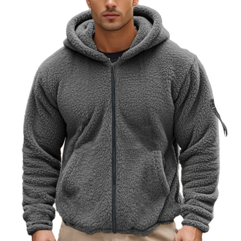 Men's Double-sided Bejirog Loose Hooded Zipper Jacket