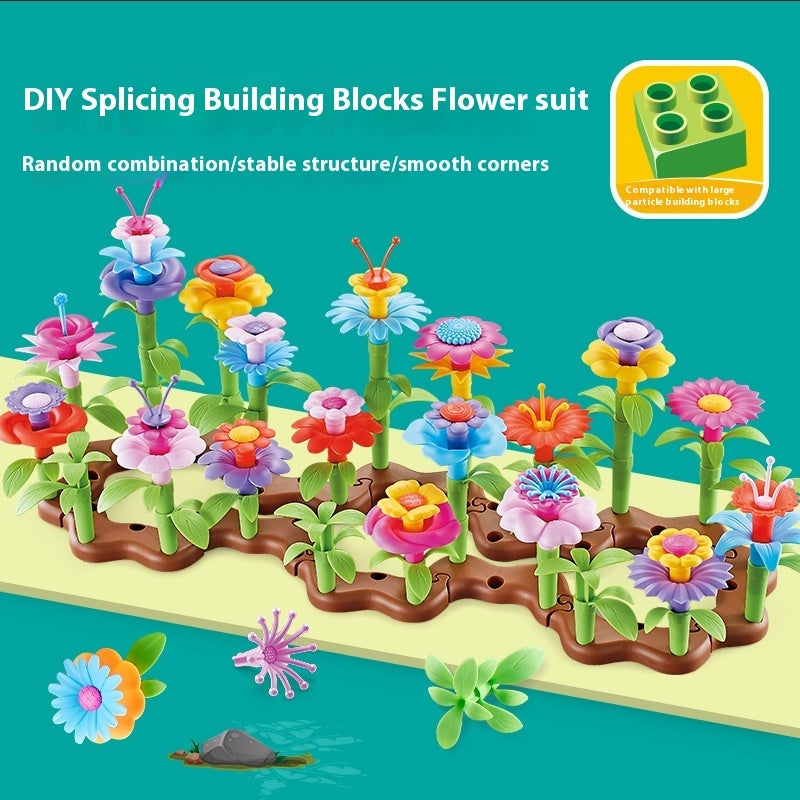 Children's Changeable Garden World Splicing Garden Building Block Set DIY Intelligence Toys