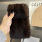 Cute Exquisite Mink Fur Crossbody Fur Phone Bag All-match Women's Shoulder Mobile Phone Bag