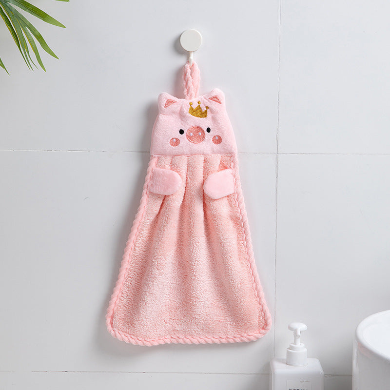 Household Hand Towel Absorbent Kitchen Towel Lazy Rag