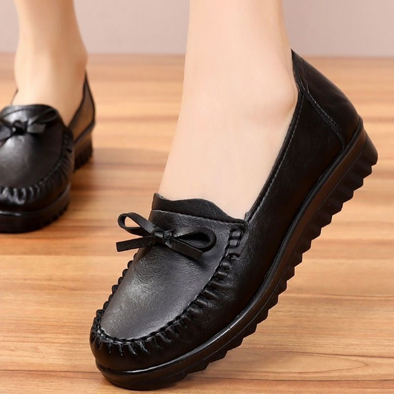 Breathable Non-slip Soft Bottom Vintage Leather Shoes