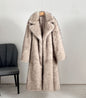 Winter Extended Imitation Fur Coat Overcoat