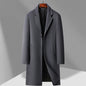 Men's Woolen Coat Business Casual Long