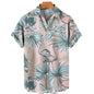 Men's 3D Digital Printing Tropical Forest Animal Hawaiian Shirt