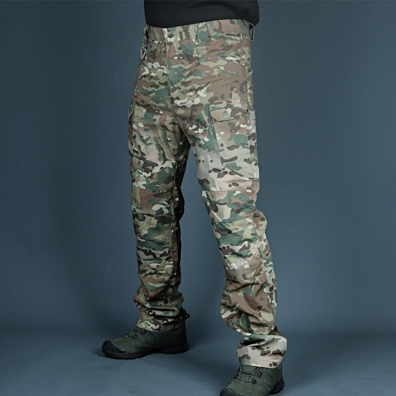 Tactical Pants Outdoor Work Clothes Training Plaid Trousers