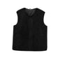 Women's New French Minority Faux Fur Sleeveless Crew Neck Vest