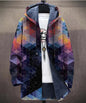 Fashion Digital Printing Fleece Padded Coat Jacket